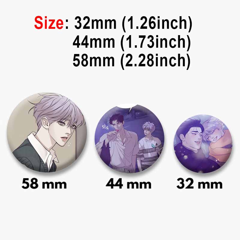 Coreano manhwa botão macio pin - Modern Korean Lifestyle avaliação e preço